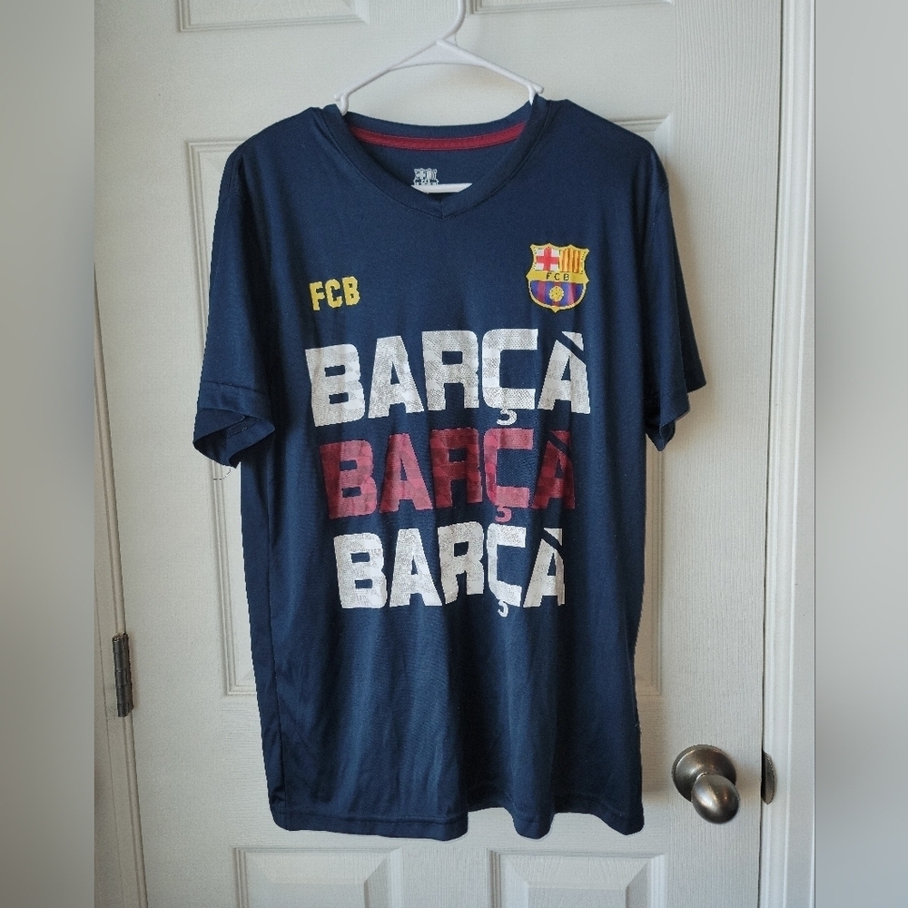 FC BARCELONA ADULT BARÇA TRAINING CLASS SHIRTICON SPORT Short Sleeve Crew Neck L